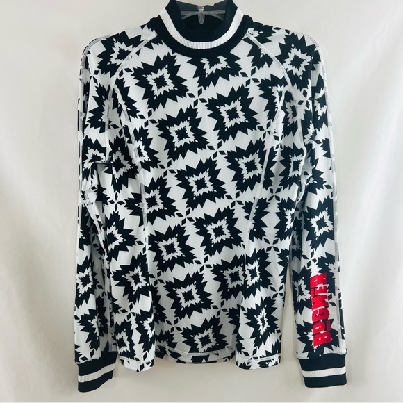 BOGNER Women's Madeline First Layer Top Black and White - Picture 5 of 15